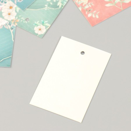 Cardboard "Flowers 11" set 10 pcs (5 types) 4x6 cm-3