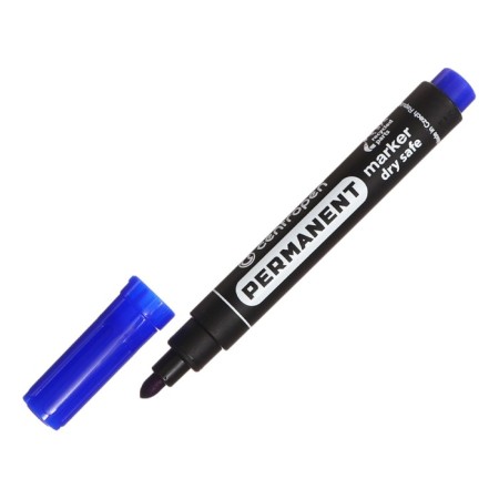 Permanent marker 2.5 mm centropen 8510, blue color (persistent to drying)-5