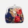 Women's wallet on the farmar, dark blue color