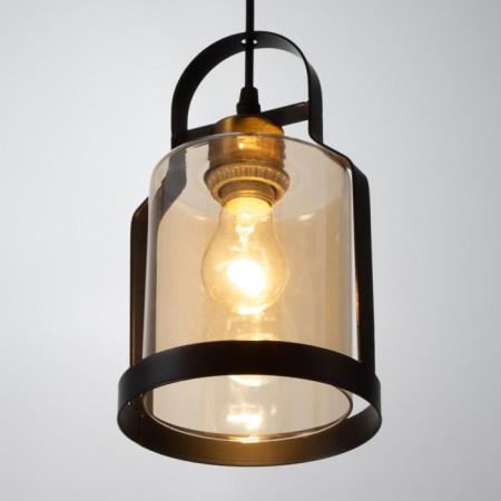 Lamp Bayerlux 2102/1bk E27 40W Black 15x15x100 cm-2