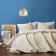 Bedspread with pillowcases "Tina", size 160x230 cm, cream color