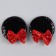 Carnival set "Mouse with a bow": pack, hairpins, elastic bands