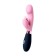 Massager 3 in 1 Eromantica Ornella, pink color, silicone, 21.5 cm