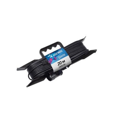 Extension cord on the frame "Cosmos" YPKSM20M-1G (6A), 1x20m, 6A, IP20, 1.3KW, PVS 2x0.75