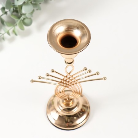 Summary metal per 1 candle "Golden section" d = 2-6 cm 8x8x23 cm-4