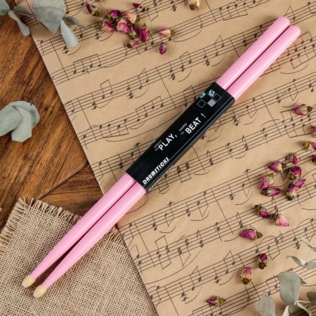 Drum sticks Music Life, 5a, maple, pink-3