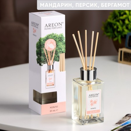 Diffusor aromatic areon sticks, mandarin, peach, bergamot, 85 ml