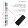 Plastic skis, 110 cm, with a notch, color mix