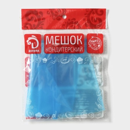 Confectionery bag of the Sineva, 40 × 21 cm, blue color-3