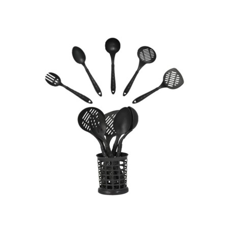 A set of dishes of 3 objects: 2 pots, pan, black color, 2.8/4.3 l/26 cm-17