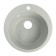 Sink for a kitchen made of stone Zein 30/Q10, D = 475 mm, round, overflow, color light gray