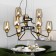 RIVOLI GERA 4065-209, 9HE27, 40W chandelier