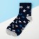 Children's socks kaftan "stars", size 14-16, blue color