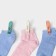 Clothespins of linen shade, 24 pcs, 7 × 1.5 cm, bottom width 4.5 cm