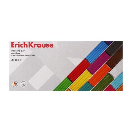 Plasticine 24 colors, 384 g, Erichkrause "Classic", in cardboard packaging-9