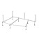 The frame for the asymmetric bath Santek "Ibiza" 150x100 cm