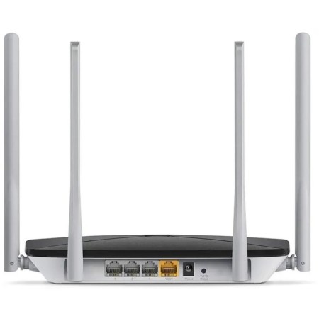 Wi-Fi router Mercusys AC12, AC1200, 1167 Mbps, 3 ports 100 Mbps, black-1