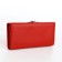 Women's wallet on magnets, red color