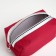Cosmetic bag with lightning, red color