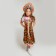 Carnival kokoshnik "Russian beauty" from felt, with application