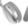 AKZ MAX10 headphones, wireless, full -size, microphone, backlight, white