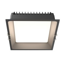 The built-in lamp Technical DL056-24W3-4-6K-B, 24W, 17x17x6 cm, LED, 1530LM, black color black