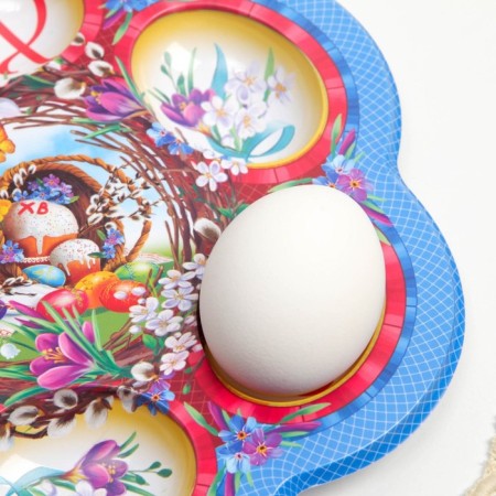 Easter stand for 6 eggs "Composition", 21.5 x 19.9cm-3