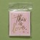 Set of stickers with foil "here and now", 7 × 6 cm