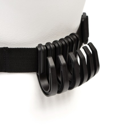 Tourist belt, with hooks, black, 140 cm-5