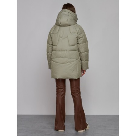 Winter jacket, size 50, light green color-3
