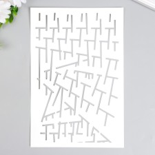 Plastic stencil 