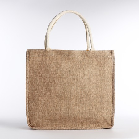 Shoper without fasteners, beige/beige color-1