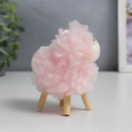 Souvenir "lamb - pink cloud" 8x8 cm-1