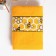 Terry towel 30x60cm, bees, orange 340g/m XL
