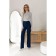 Female trousers, size 50, blue color 60582
