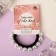 Hair gum "Agnia" white
