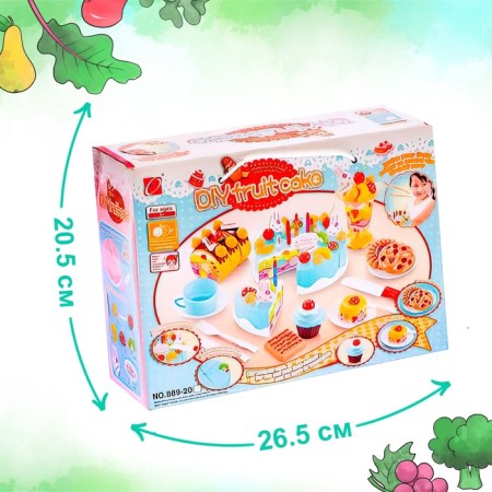 Cake with cake "Happy Birthday!", 23 items-4