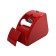 Electric meat grinder Oursson MG5530/RD, 500 watts, 1.6 kg/h, reverse, red
