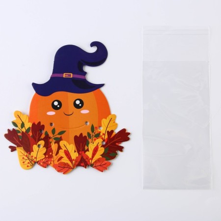 Package for sweets, confectionery packaging, pumpkin, 11 x 6 cm-1