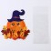 Package for sweets, confectionery packaging, pumpkin, 11 x 6 cm