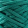 Knitting cord 100% polyester, width 3 mm 100m (emerald)