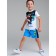 Set for a boy: T -shirt, shorts, height 110 cm