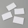 A set of adhesive -based Velcro, 4 × 6 cm, 4 pairs/8 pcs, white color