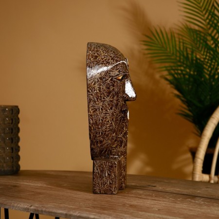 Interior souvenir "Mask" Albezia 25x10x38 cm-4