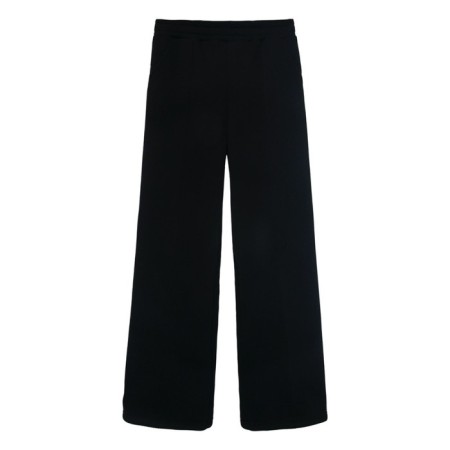 Female trousers, size 48, black color-2