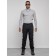 Warm pants, size 50, black color