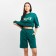 Women's costume with MIST OLD School shorts size 42, green color