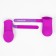 Rubber pijon boots, set 4 pcs., Rr. M (sole 5 x 4 cm), purple