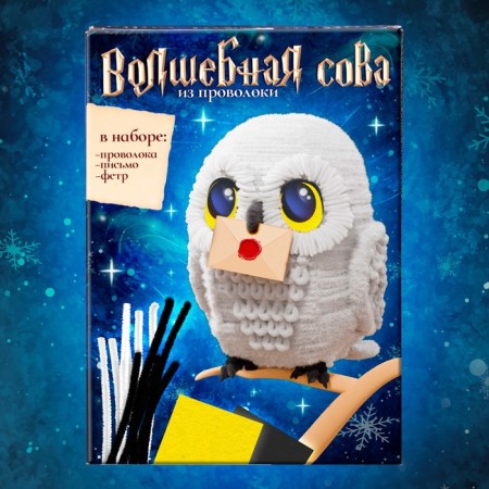 Set for creativity "Magic Owl", from wire-3
