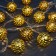 Garland “thread” 4 m with nozzles “ball with a pattern”, ip20, transparent thread, 20 LED, glow warm white, 8 modes, 220 V
